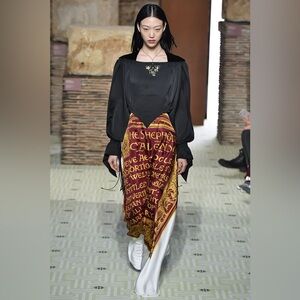 Lanvin dress for 2024 show style original price is $3800，100% authentic.